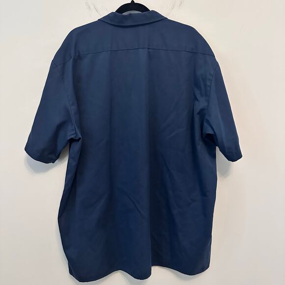 Dickie's Men's Short Sleeve Work Shirt Navy 2XL NWOT - Picture 3 of 5